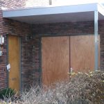 Overkapping bij voordeur